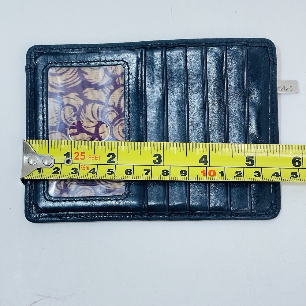 HOBO Euro Slide Leather Credit Card, ID Holder & Change Wallet - Black - Picture 5 of 6